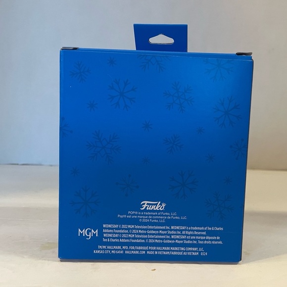 Funko Pop Hallmark Wednesday Adams Christmas Ornament NEW - Picture 2 of 6